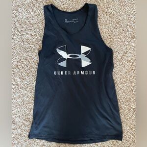 Under Armour Youth Large Loose Heatgear Logo Tank Top Large